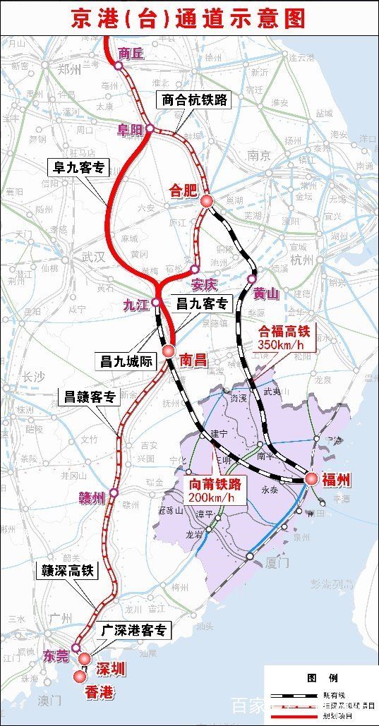 江西福建爆发了,重新规划了南昌至厦门高铁,设计时速350km/h