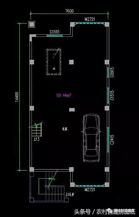 面宽8米的图纸宅基地建筑,6款农村图纸经典,让别墅建房符号施工图大全图片