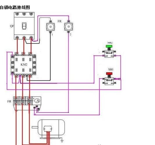 接触器主要用来控制电机的启停,单个接触器我们可以接成自锁