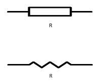 "一般电阻的图形符号表示"
