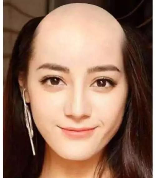 女星剃光头,只有她两是真剃,迪丽热巴你是来拉仇恨的?