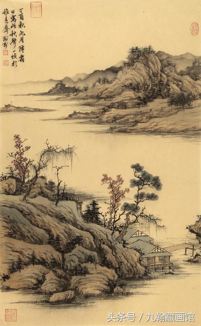 一个70后画家的师古之路,吴显刚山水画欣赏