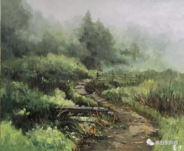 王一旺,《乡村小景》50x60cm