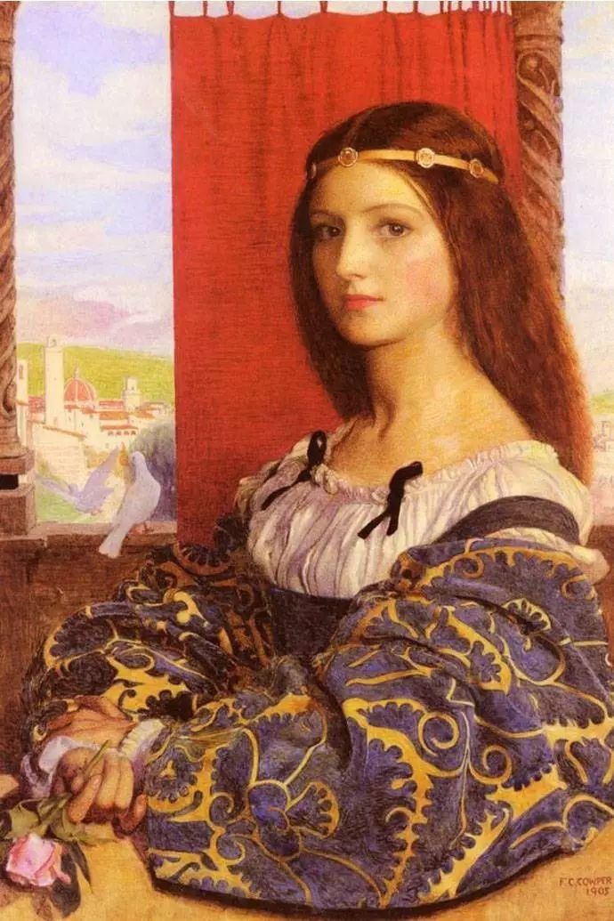 弗兰克·卡多根·库柏:莫莉公爵夫人 frank cadogan cowper:molly