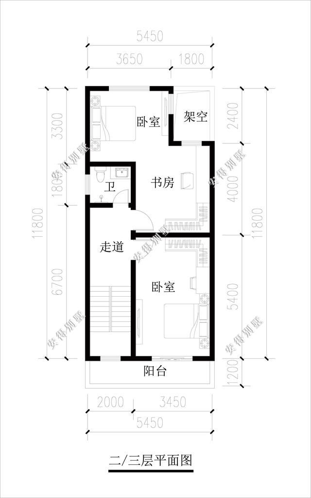 农村自建房宽6米长13米设计图