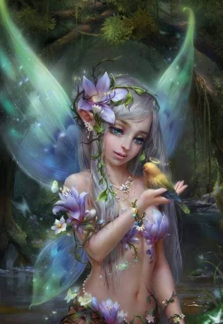 十二星座专属精灵花仙子,天蝎座酷酷的外表,狮子座很温柔