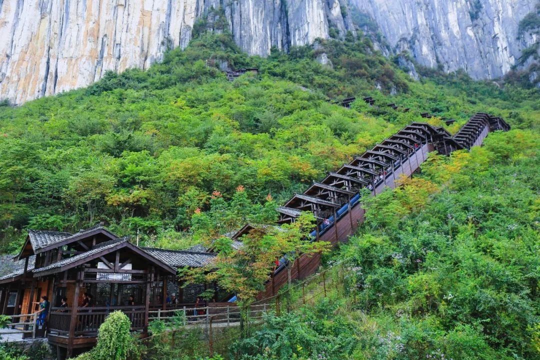 恩施大峡谷,中国最长旅游观光天梯