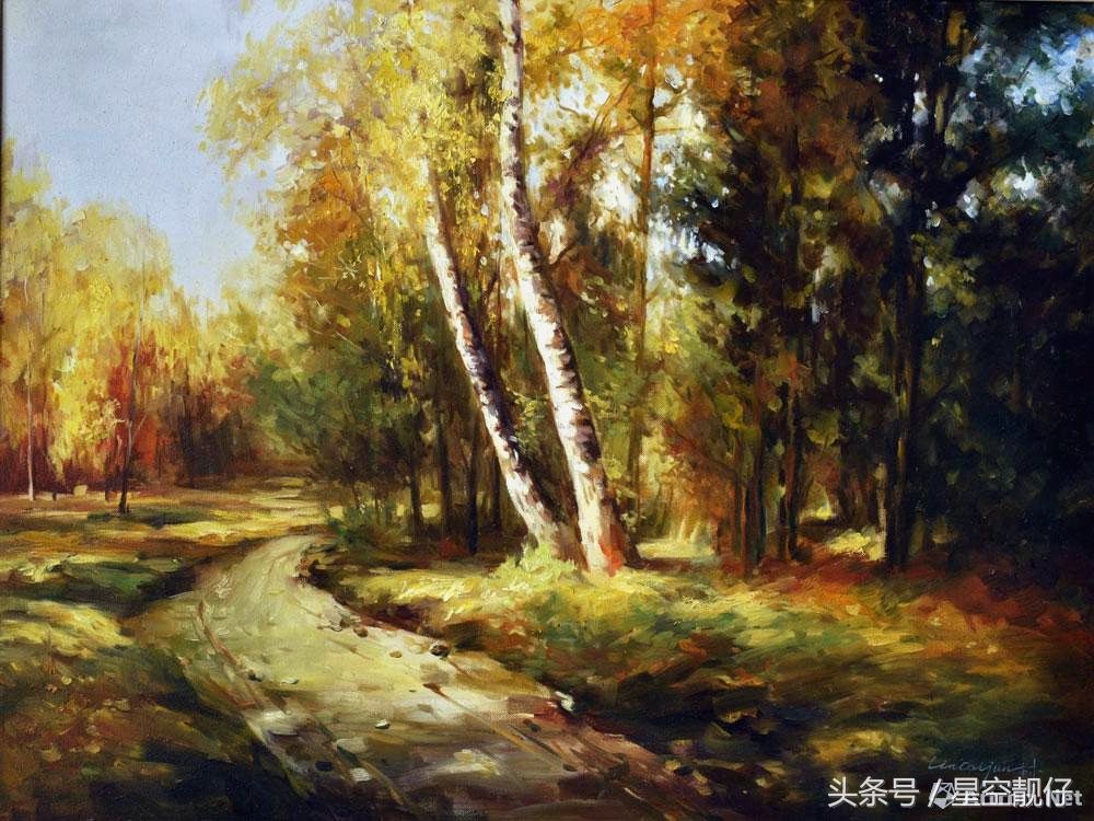 宁波市女美术家协会副主席林彩君风景油画作品