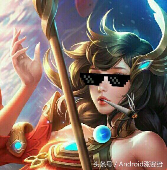 王者荣耀:给这六个英雄戴上墨镜后,大乔好腹黑,鲁班更欠揍了!