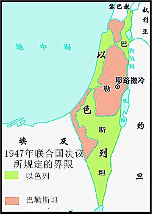 以色列在这次战争中占领了约旦河西岸和加沙地带,即整个巴勒斯坦