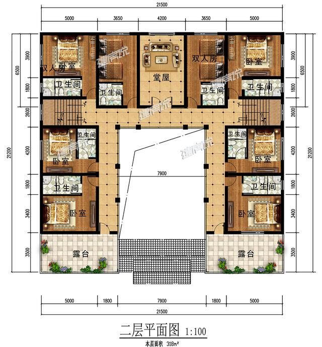 三层四合院这样建,一看就知道是充满书香气息的大户人家