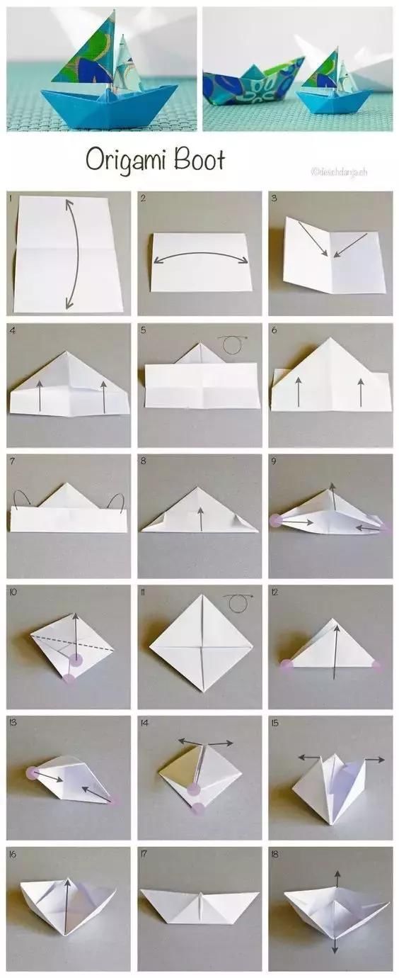14款经典手工折纸教程,星星飞机收纳盒等,简单实用步骤超详细
