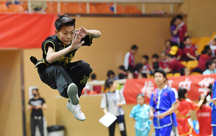 十八般武艺样样精通 东城区举办中小学生武术大赛