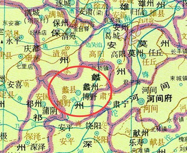 河北省蠡县,原称博野县,曾为蠡州州治,名字来历多种说法