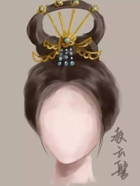 古代女子发型大全,古装各个朝代发型(图解)