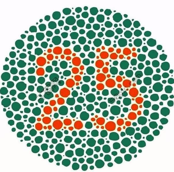 最简单的色盲测试图,从第一张开始,难度增加,你能看出