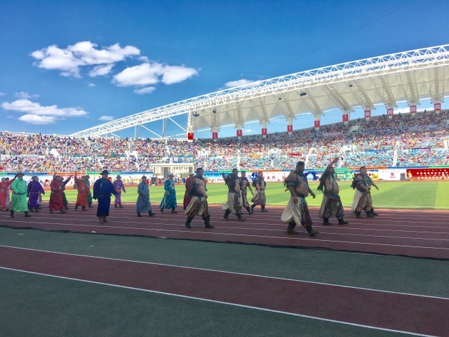 内蒙古第九届少数民族传统体育运动会在呼伦贝尔开幕