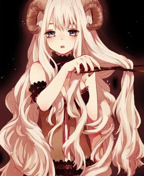 十二星座专属美少女插画,白羊座纯真灵动,金牛座的面容精致!