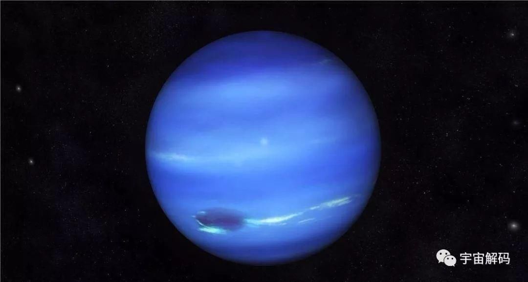 海王星:太阳系直径第四大行星,伽略于1846年发现.