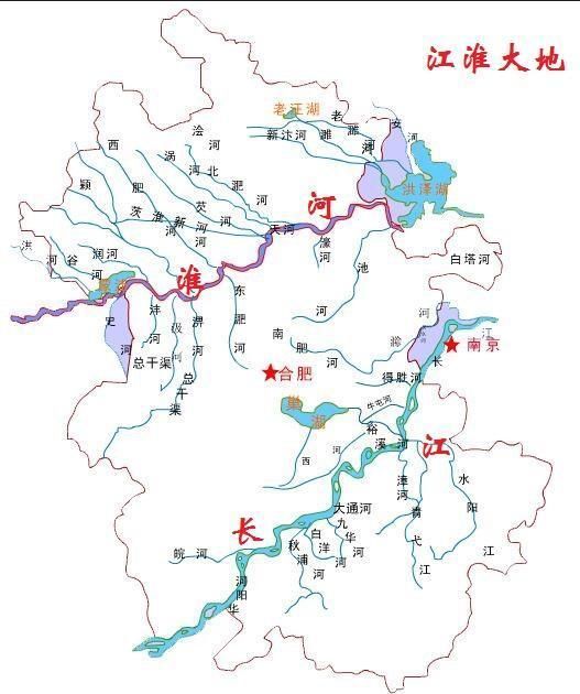 安徽省地形地貌多样,我国两条重要的河流长江,淮河自西向东横贯全省