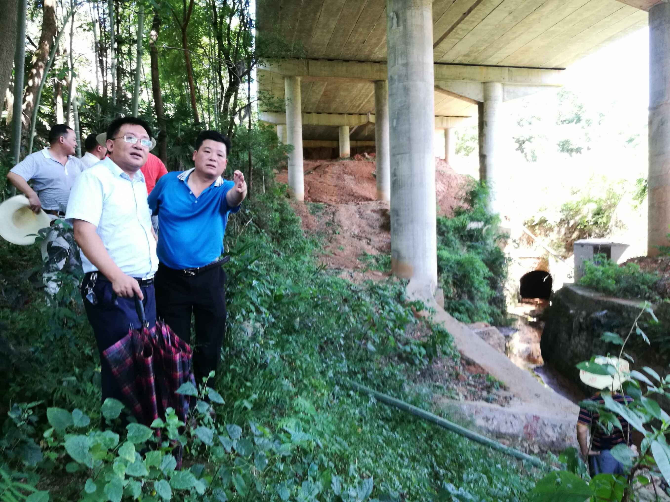 涟源市副市长邓文旦及白马灌区管理局,涟源市水务局主要负责同志参与