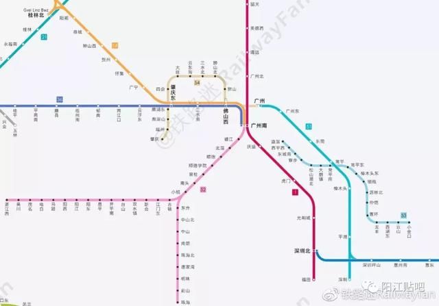 站前路正式开放!阳江高铁线路图:中山,珠海,东莞,的街坊看过