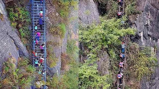 中国在四川建起"天梯",斥资6亿多,打通"悬崖村"对外通路!