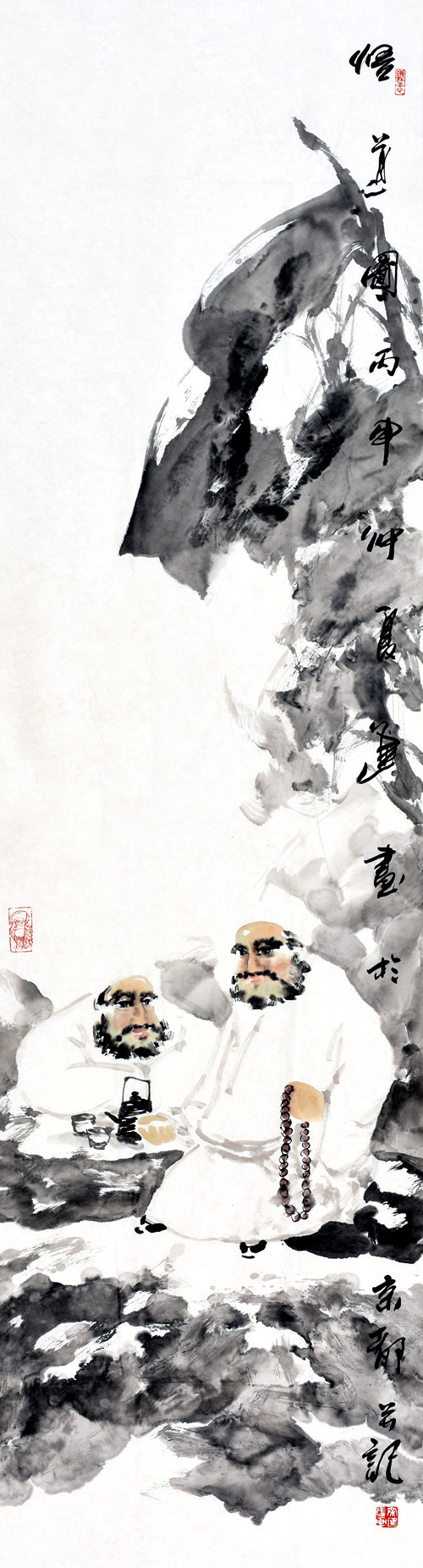 《悟道图》197×60cm