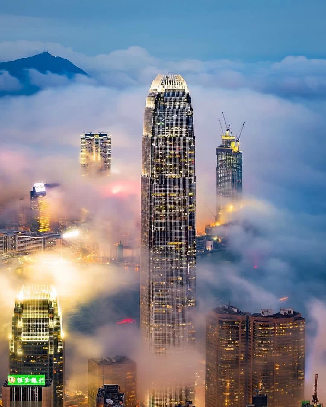 香港 中国高楼最密集的城市