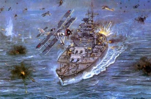 德军的还击接踵而至,同样5轮齐射不仅瞬间击沉胡德号,还刎创了"