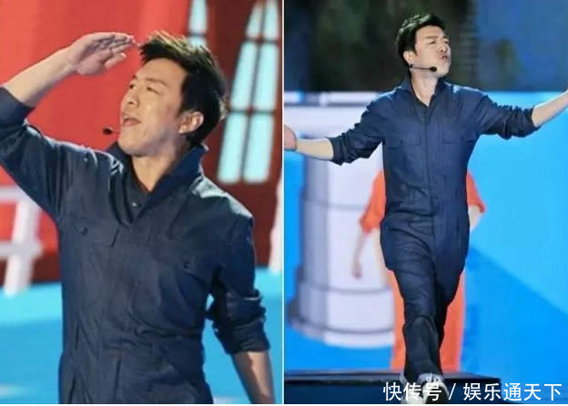 赵丽颖穿连体裤撞衫黄渤,网友:一个腰细腿长,一个矮短
