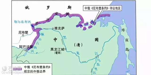 东为鄂霍次克海,西通过间宫海峡与大陆相望,南隔宗谷海峡与日本的