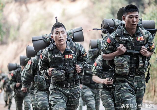 中国武警部队的八个警种划分