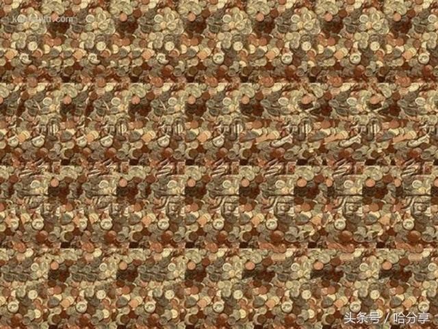 看三维立体图的方法请参看第一篇中介绍的那些神奇的三维立体画,你能
