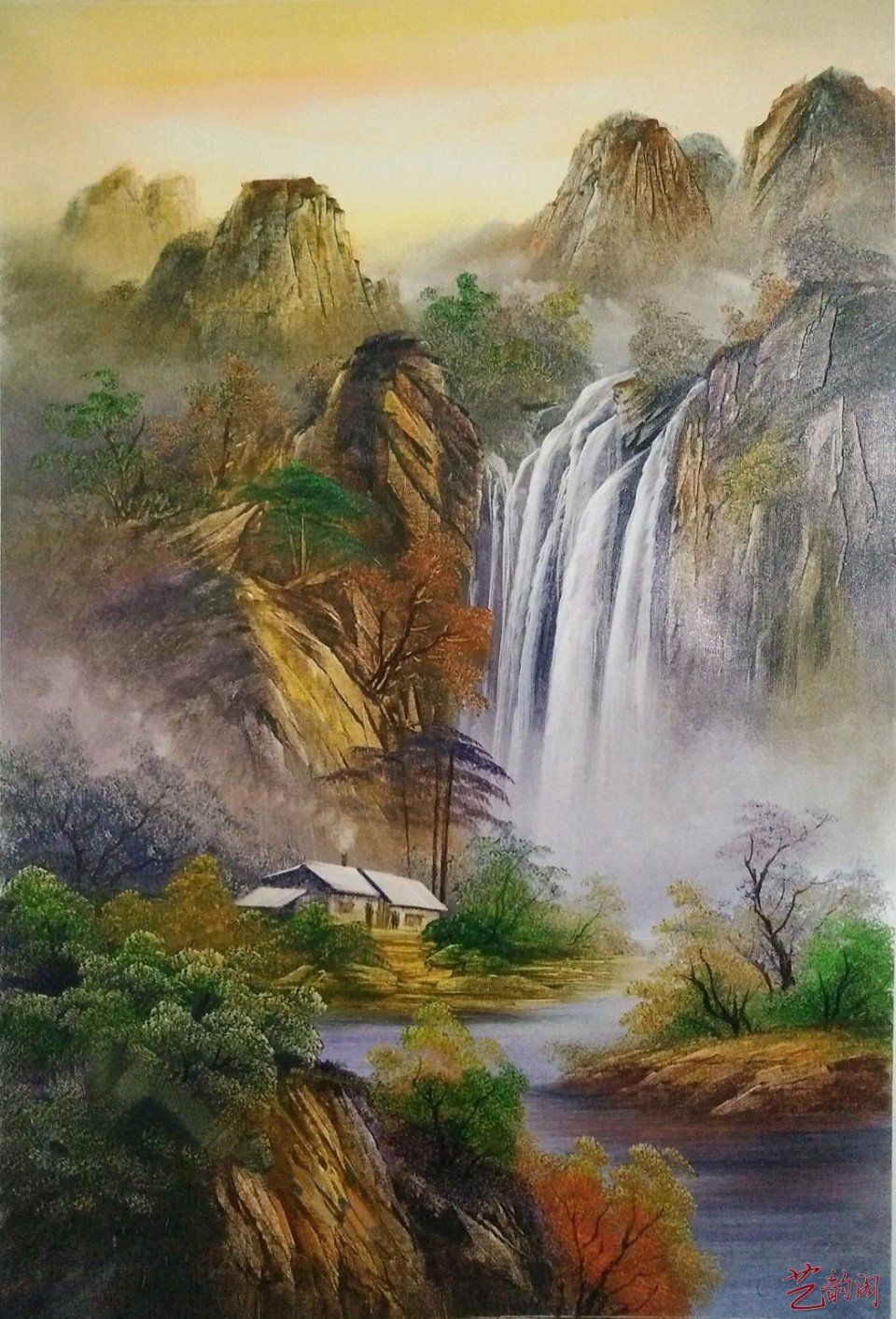 王永贵--中国刀笔油画作品欣赏