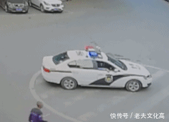 警车都敢碰瓷!