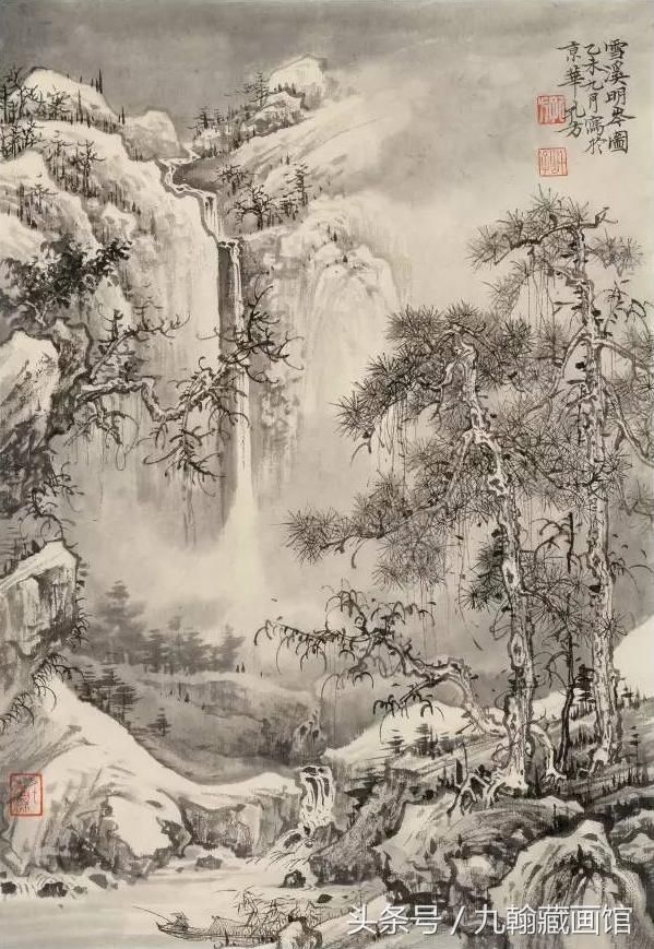 70后画虎名家孔方,原来他的传统山水画更精妙!