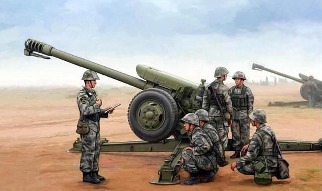 图片:中国pl96式122毫米牵引榴弹炮.
