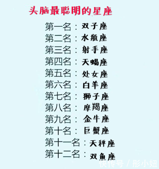 12星座中,你不该轻易招惹谁,谁头脑聪明,谁是公主谁是