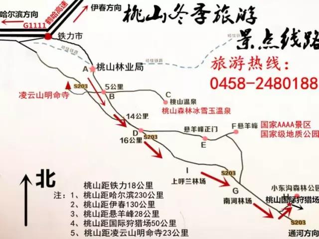 自驾:哈尔滨--铁力(哈伊高速221公里,铁力,桃山口下高速)--桃山(18图片