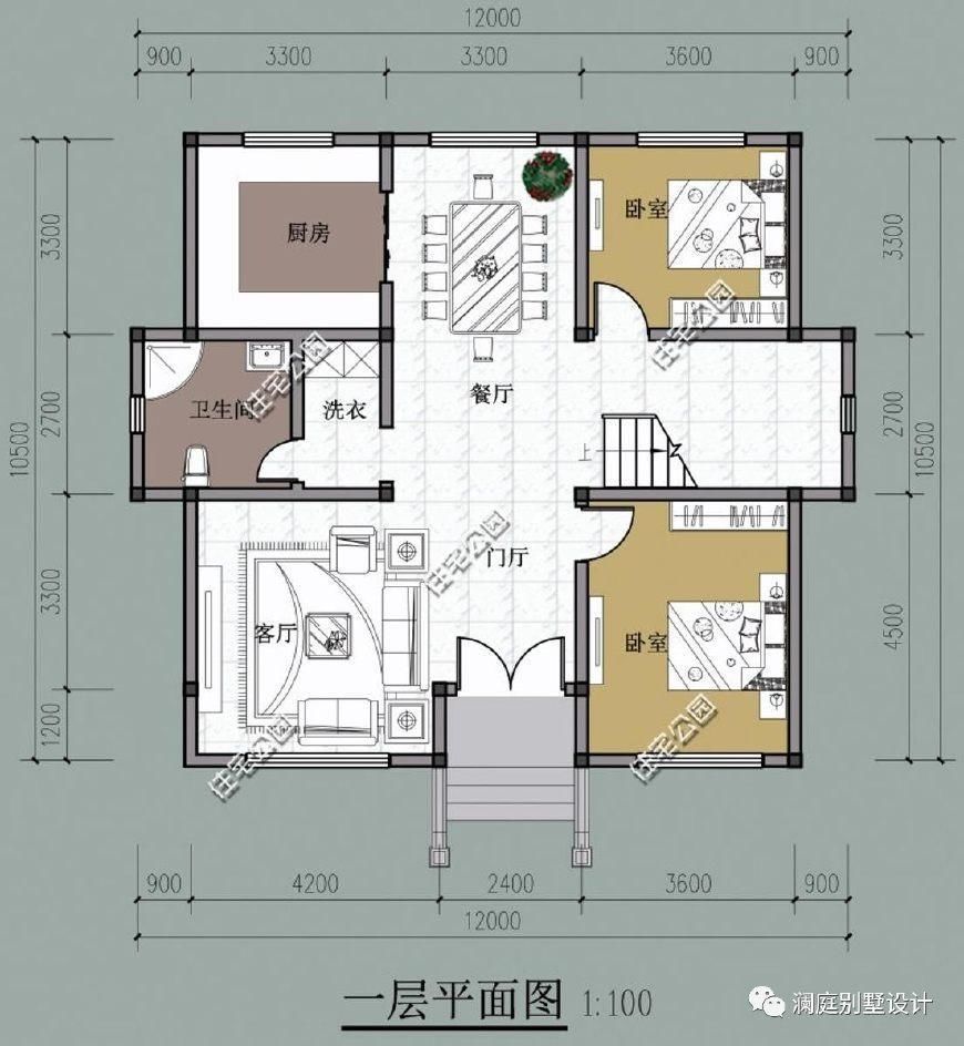 6套小户型农村别墅,宅基地仅120平就这样盖!第2套20万