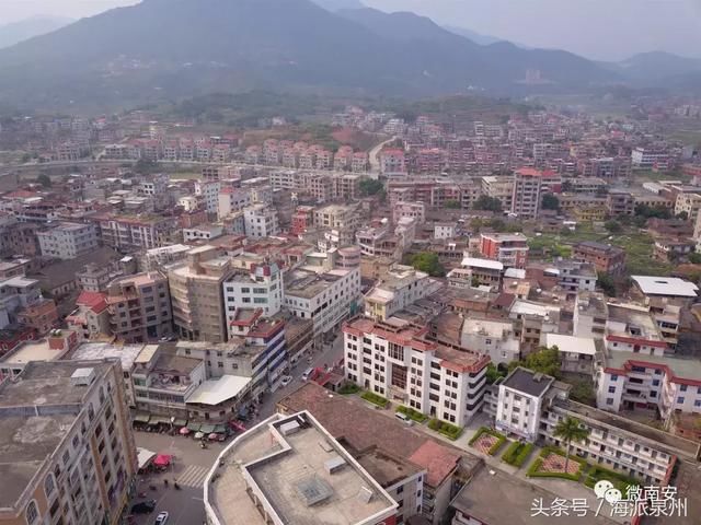 航拍南安英都全景|此地古称翁山,为南邑文明发达最早