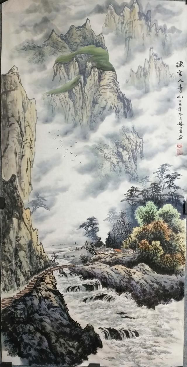 实力派彩墨山水画家孙勇作品赏析