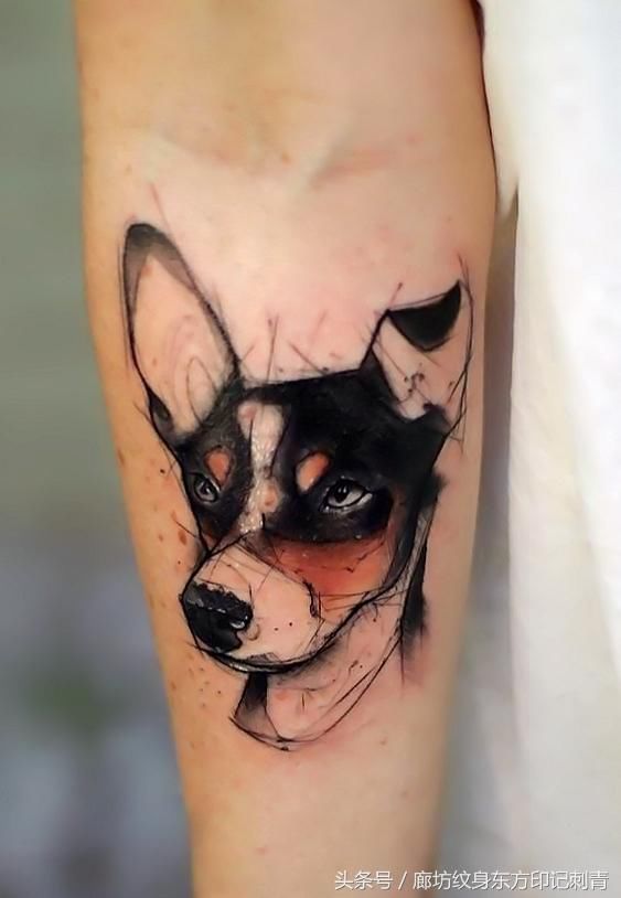 十二生肖系列纹身之生肖狗