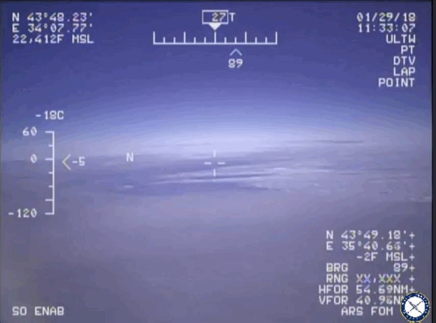 当地时间1月29日上午,一架在黑海上空飞行的美国海军ep-3e电子侦察机