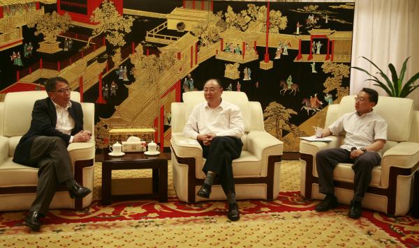扶明高局长,丁灿副局长会见东亚银行(中国)有限公司行长林志民一行