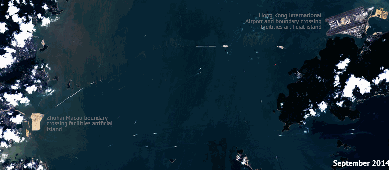 一个雄心勃勃的工程,因为它将使得珠海澳门和香港之间的路程大幅缩短