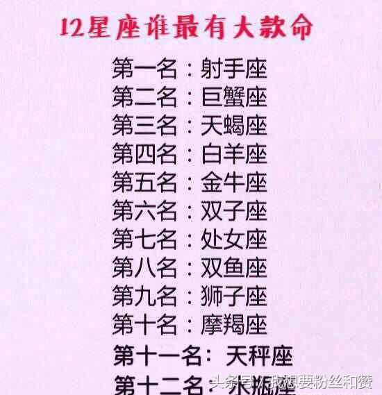 12星座谁最有大款命,12星座最想嫁给什么,辞职都是因为什么原因