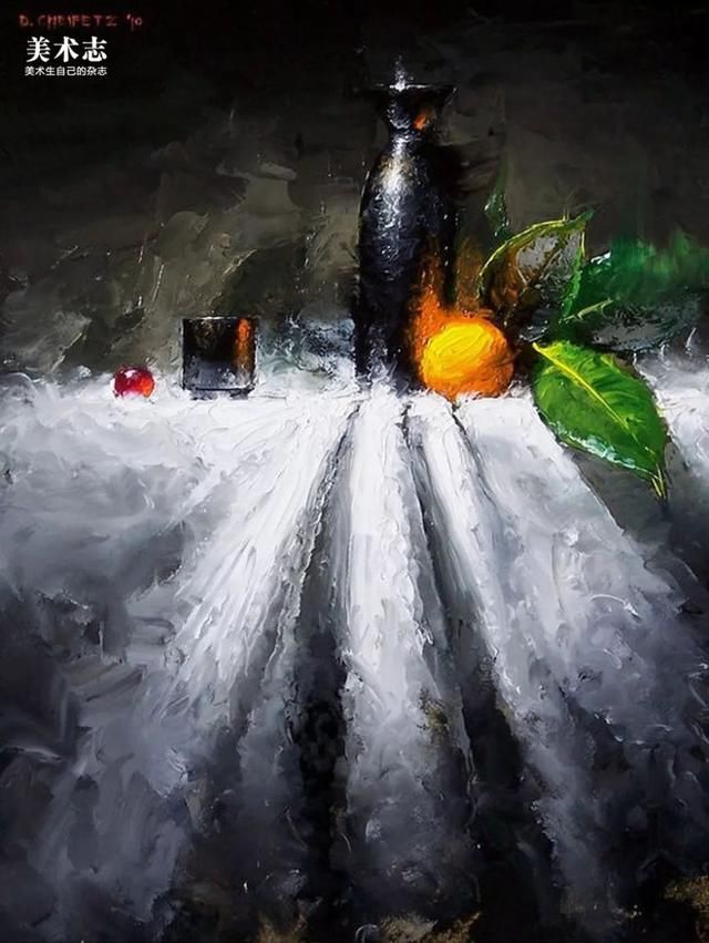 油画|视觉冲击力超强的静物画!你绝对没见过!david cheifetz油画静物