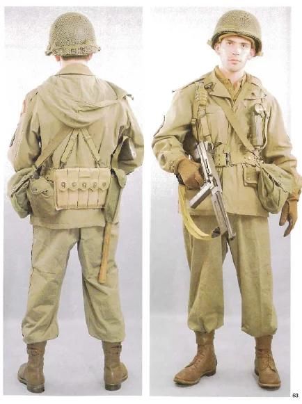 二战美国陆军军装以及单兵装备